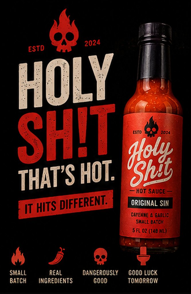 Holy Sh!t social ad 1