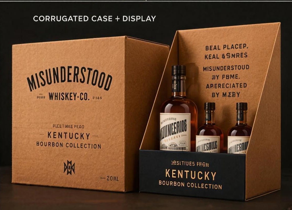 Corrugated case and retail display
