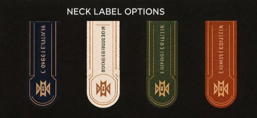Neck label options
